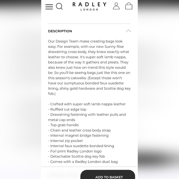 Radley London Sunny Rise drawstring crossbody - Picture 15 of 16